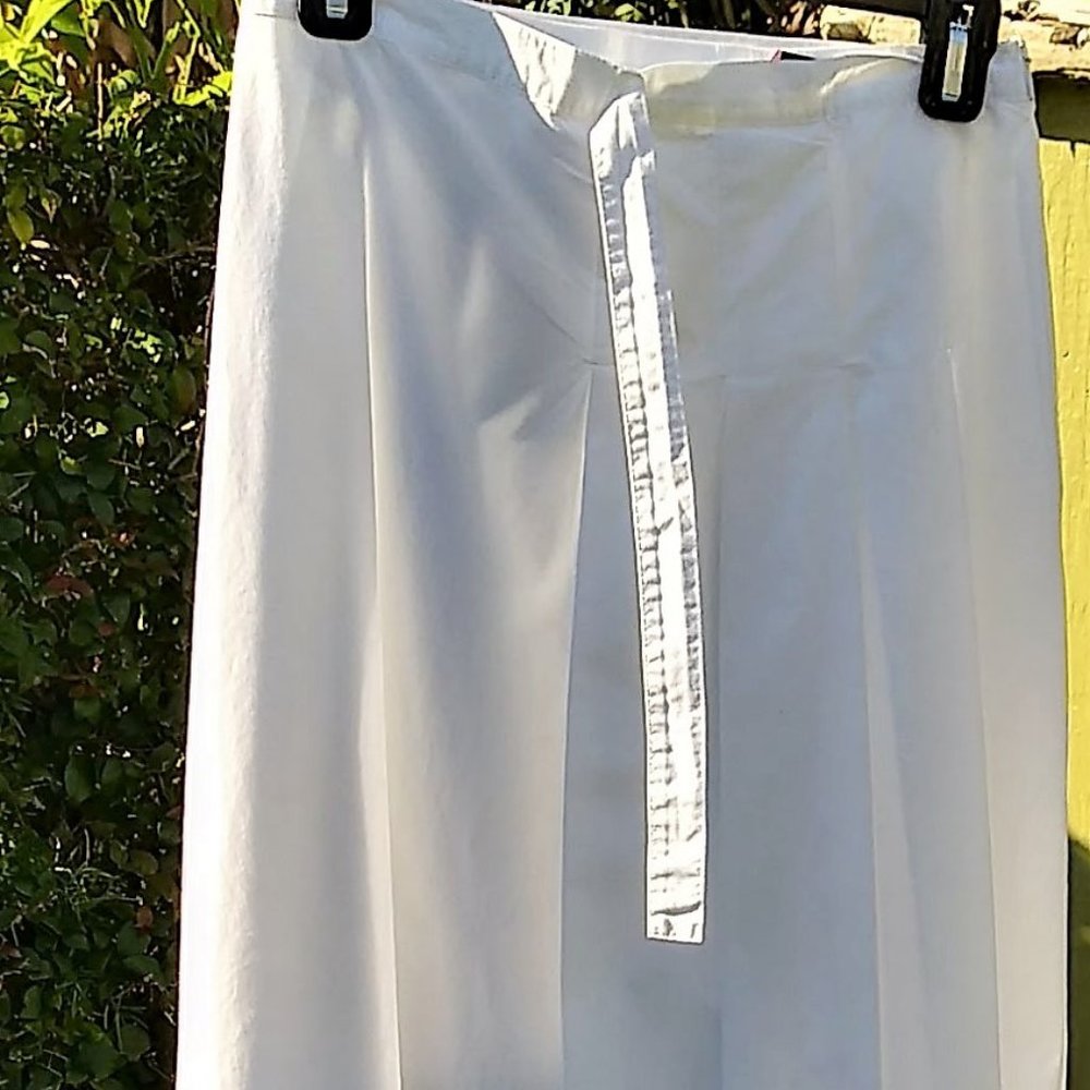 100% cotton EXPRESS Halter & Long White Skirt